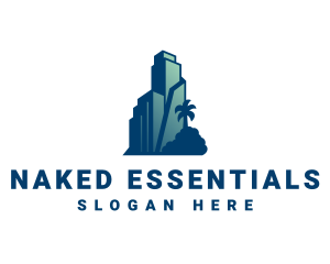 Tropical City Building  logo design