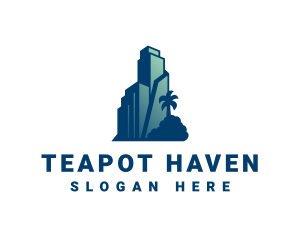 Tropical City Building  logo design