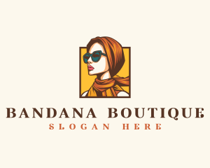 Fashion Woman Bandana logo