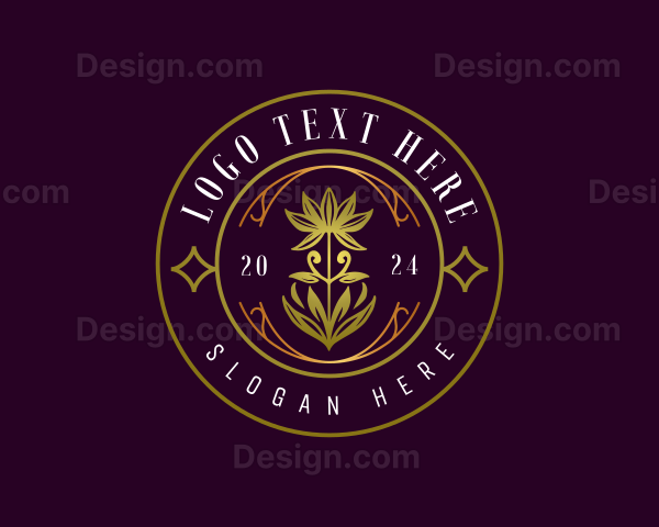 Luxury Flower Boutique Logo