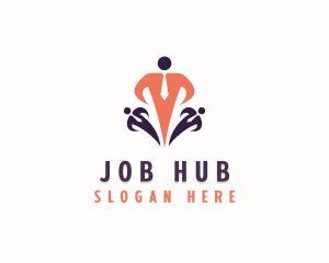 Career Job Leadership logo design