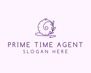 Minimalist Pocket Watch logo design