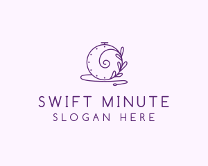 Minimalist Pocket Watch logo design