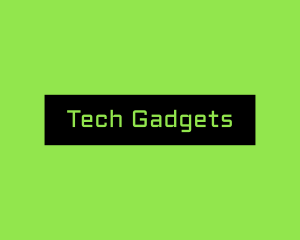 Simple Tech Gadget logo design