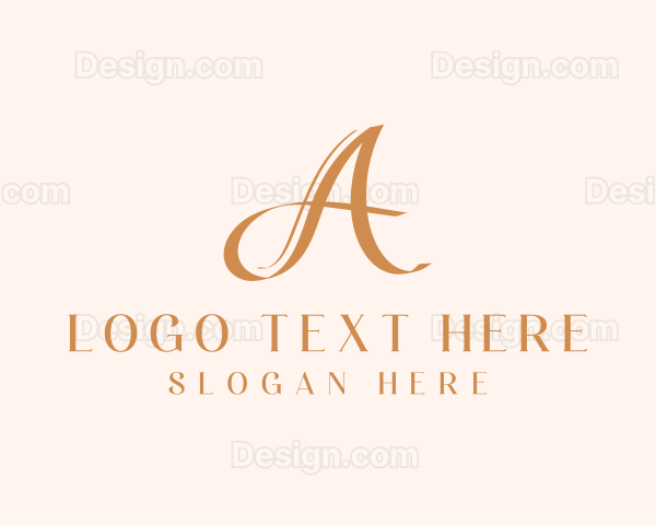 Luxury Boutique Letter A Logo