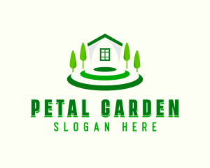 Yard Lawn Landscaping logo design