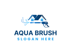 Clean House Washer logo design