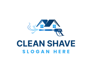 Clean House Washer logo design