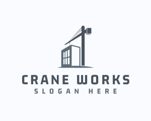 Building Construction Crane logo