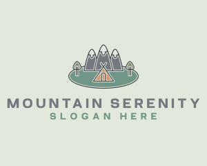 Snowy Mountain Tent logo