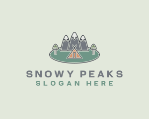 Snowy Mountain Tent logo