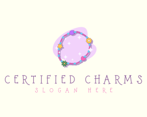 Bracelet Charm Beads logo design