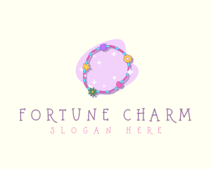 Bracelet Charm Beads logo design