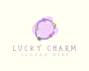 Bracelet Charm Beads logo design