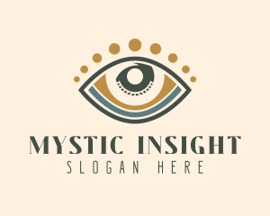 Mystics Tarot Eye logo