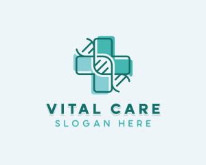 Medical Healthcare DNA logo