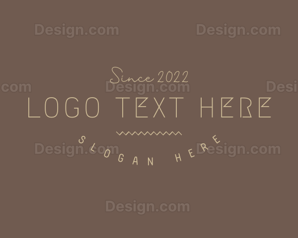 Simple Artisan Business Logo