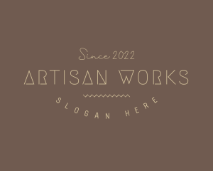 Simple Artisan Business logo design