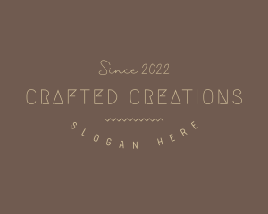 Simple Artisan Business logo design