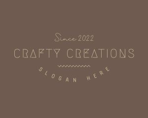 Simple Artisan Business logo design