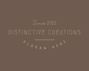 Simple Artisan Business logo design