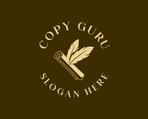 Feather Scroll Publishing logo design