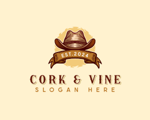 Cowboy Hat Rodeo logo design