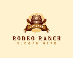 Cowboy Hat Rodeo logo design