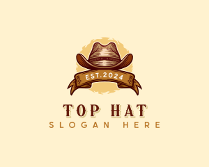 Cowboy Hat Rodeo logo design