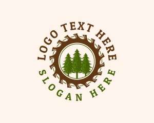 Chainsaw Woodwork Forestry logo