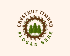 Chainsaw Woodwork Forestry logo