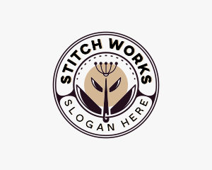 Stitching Needle Craft logo design