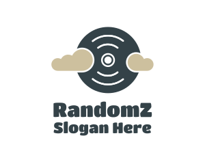 Record Disc Clouds Logo