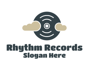 Record Disc Clouds logo