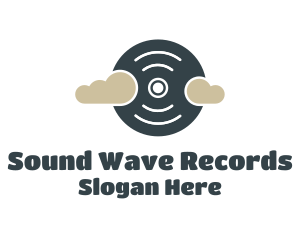 Record Disc Clouds logo