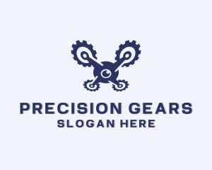 Drone Lens Gear logo design