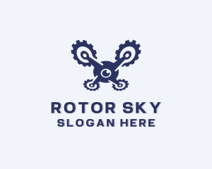 Drone Lens Gear logo design