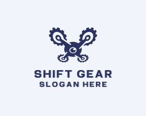 Drone Lens Gear logo design