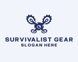 Drone Lens Gear logo design