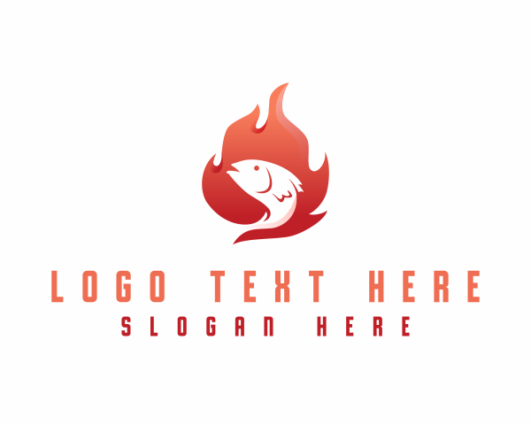 Flame logo example 1