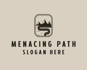 Pathway Road Mountain logo design