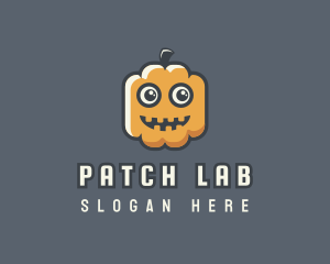 Cartoon Halloween Pumpkin logo