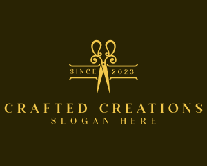 Upscale Craftsman Shears logo design