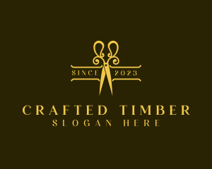 Upscale Craftsman Shears logo design