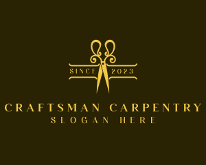 Upscale Craftsman Shears logo design