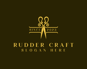 Upscale Craftsman Shears logo design