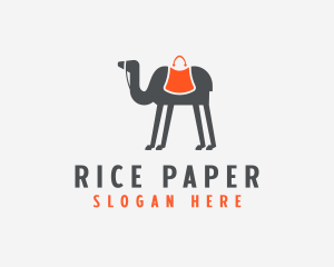 Desert Camel Bag logo design