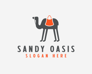 Desert Camel Bag logo design