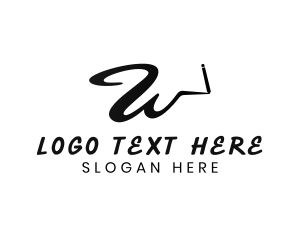 Marketing - Handwritten Cursive Marketing logo design