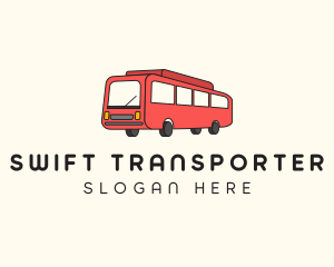 Transport Service Bus  logo design